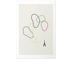 Artgeist Plakatas - Colorful Circles - digital graphic - minimalism