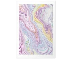 Artgeist Plakatas - Colorful Dream - abstract shapes in pastel shades