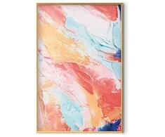 Artgeist Plakatas - Colorful Harmony - dynamic color transitions in pastel tones