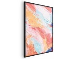 Artgeist Plakatas - Colorful Harmony - dynamic color transitions in pastel tones