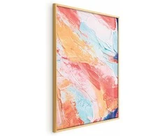 Artgeist Plakatas - Colorful Harmony - dynamic color transitions in pastel tones