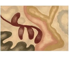 Artgeist Plakatas - Colorful Shapes - worn figures in lime wash technique