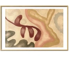 Artgeist Plakatas - Colorful Shapes - worn figures in lime wash technique