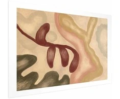 Artgeist Plakatas - Colorful Shapes - worn figures in lime wash technique