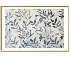 Artgeist Plakatas - Delicate Botanical Motif with Mėlyna Leaves