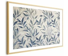 Artgeist Plakatas - Delicate Botanical Motif with Mėlyna Leaves