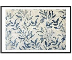 Artgeist Plakatas - Delicate Botanical Motif with Mėlyna Leaves