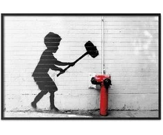 Artgeist Plakatas - Destroy the Fire Hydrant