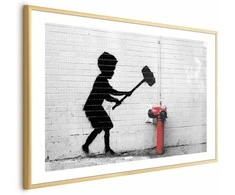 Artgeist Plakatas - Destroy the Fire Hydrant