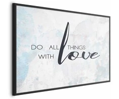 Artgeist Plakatas - Do All Things with Love