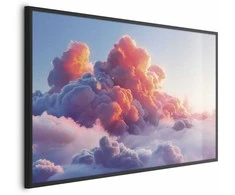 Artgeist Plakatas - Dusk Spectacle: Clouds in Shades of Rožinė and Violetinė
