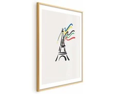 Artgeist Plakatas - Eiffel Tower and Colors