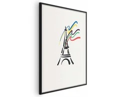 Artgeist Plakatas - Eiffel Tower and Colors