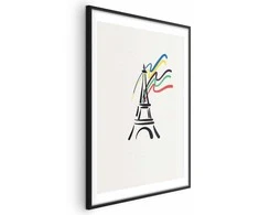 Artgeist Plakatas - Eiffel Tower and Colors