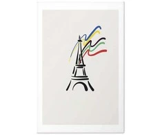 Artgeist Plakatas - Eiffel Tower and Colors
