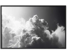 Artgeist Plakatas - Extraordinary Phenomenon: The Sun Illuminating Dark Clouds