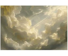Artgeist Plakatas - Fascinating Play of Colors Against the Clouds