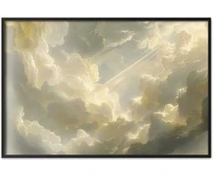 Artgeist Plakatas - Fascinating Play of Colors Against the Clouds