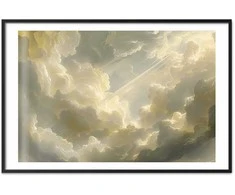 Artgeist Plakatas - Fascinating Play of Colors Against the Clouds