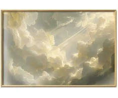 Artgeist Plakatas - Fascinating Play of Colors Against the Clouds