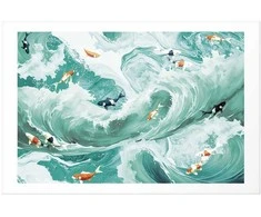 Artgeist Plakatas - Fish and Waves