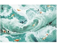 Artgeist Plakatas - Fish and Waves
