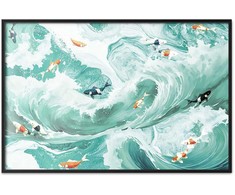 Artgeist Plakatas - Fish and Waves