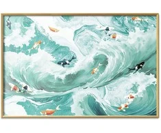 Artgeist Plakatas - Fish and Waves