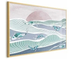 Artgeist Plakatas - Fish on the Waves