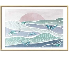 Artgeist Plakatas - Fish on the Waves