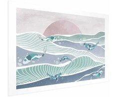 Artgeist Plakatas - Fish on the Waves