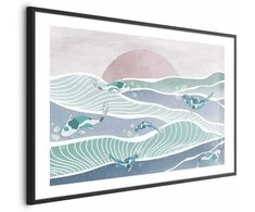 Artgeist Plakatas - Fish on the Waves