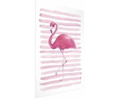Artgeist Plakatas - Flamingo and Stripes