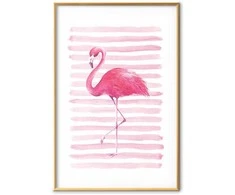 Artgeist Plakatas - Flamingo and Stripes
