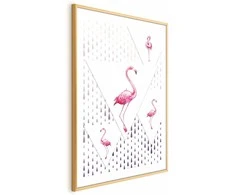 Artgeist Plakatas - Flamingo Family