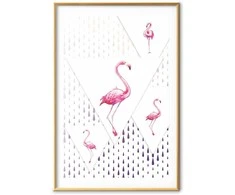 Artgeist Plakatas - Flamingo Family