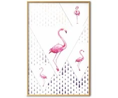 Artgeist Plakatas - Flamingo Family