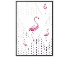 Artgeist Plakatas - Flamingo Family