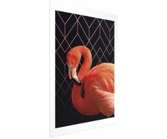 Artgeist Plakatas - Flamingo Solo