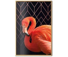Artgeist Plakatas - Flamingo Solo