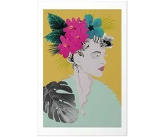Artgeist Plakatas - Flowers in the Hair