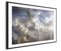 Artgeist Plakatas - Golden Reflections on Clouds Announcing Dusk