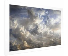 Artgeist Plakatas - Golden Reflections on Clouds Announcing Dusk