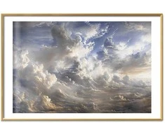 Artgeist Plakatas - Golden Reflections on Clouds Announcing Dusk