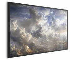 Artgeist Plakatas - Golden Reflections on Clouds Announcing Dusk