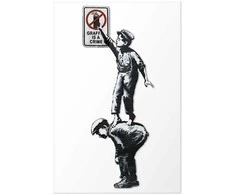 Artgeist Plakatas - Graffiti is a Crime