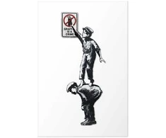Artgeist Plakatas - Graffiti is a Crime