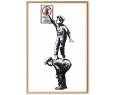 Artgeist Plakatas - Graffiti is a Crime