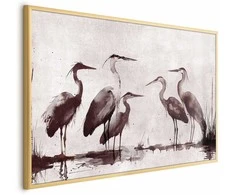 Artgeist Plakatas - Herons Painted in Ink