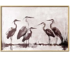 Artgeist Plakatas - Herons Painted in Ink